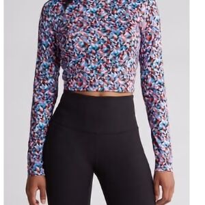 Champion Soft Touch Mock Neck Longsleeve Crop Top